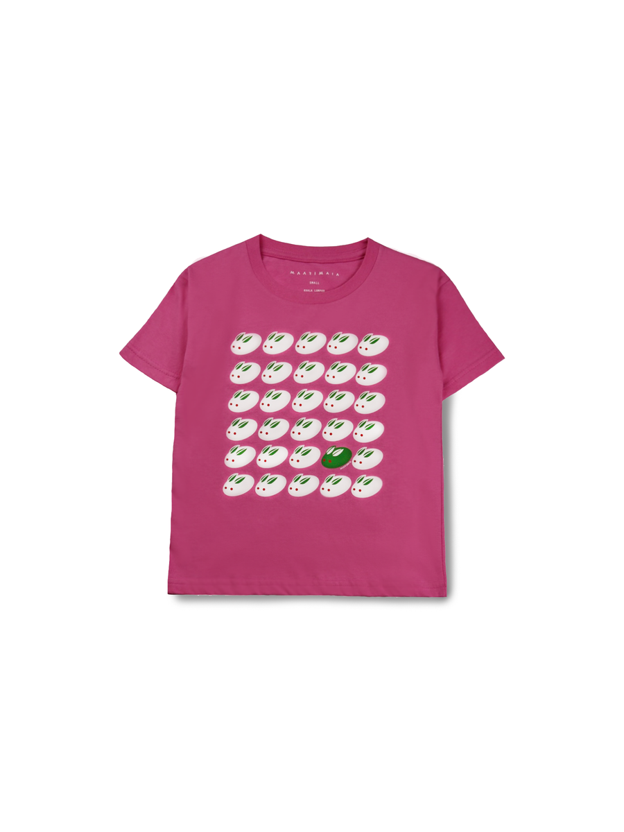 Maarimaia To a Tee | Lunar 2023 Rabbit Mantao Tee Fuschia Pink