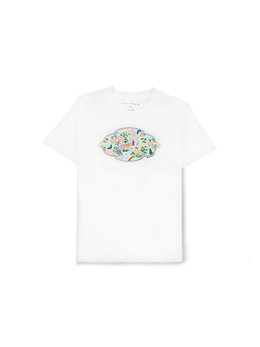 Maarimaia To a Tee | Lunar 2023 Peranakan Navy Tee White